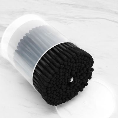 Ecoの友好的なタケ木の棒の耳のクリーニングの綿の芽75mm